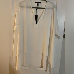 BCBG white shirt M/L